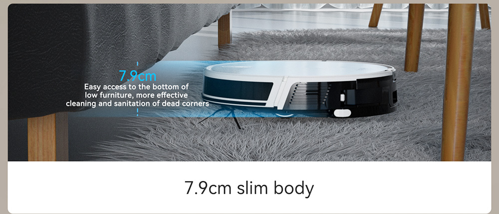 Lydsto G2 Gyroscope Navigation Vacuum Robot Dust Box 310ml Water Tank 250ml 2700pa 2600mAh - Black