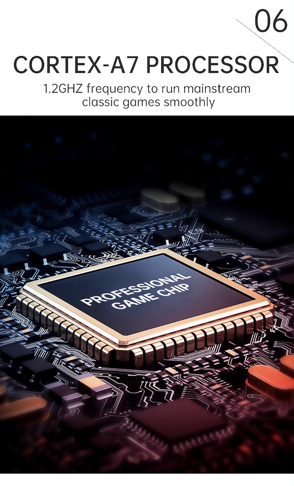 Miyoo Mini 2.8Inch IPS Screen Retro Handheld Game Players 128GB Open Source Downloadable Multi-Language - White