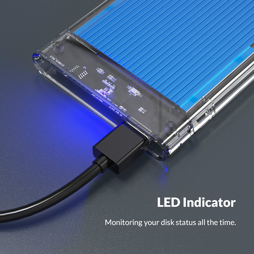 ORICO 2179U3 2.5Inch Hard Drive Enclosure Black