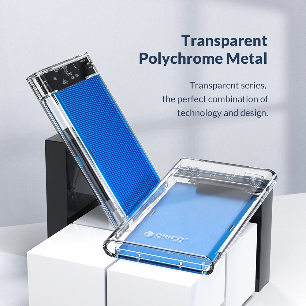 ORICO 2179-U3 2.5-Inch Hard Drive Enclosure - Red