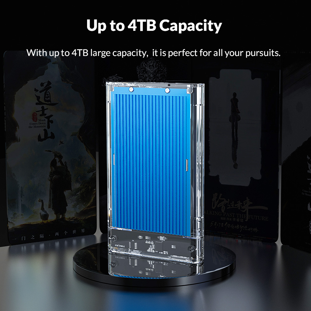 ORICO 2179-U3 2.5-Inch Hard Drive Enclosure - Red