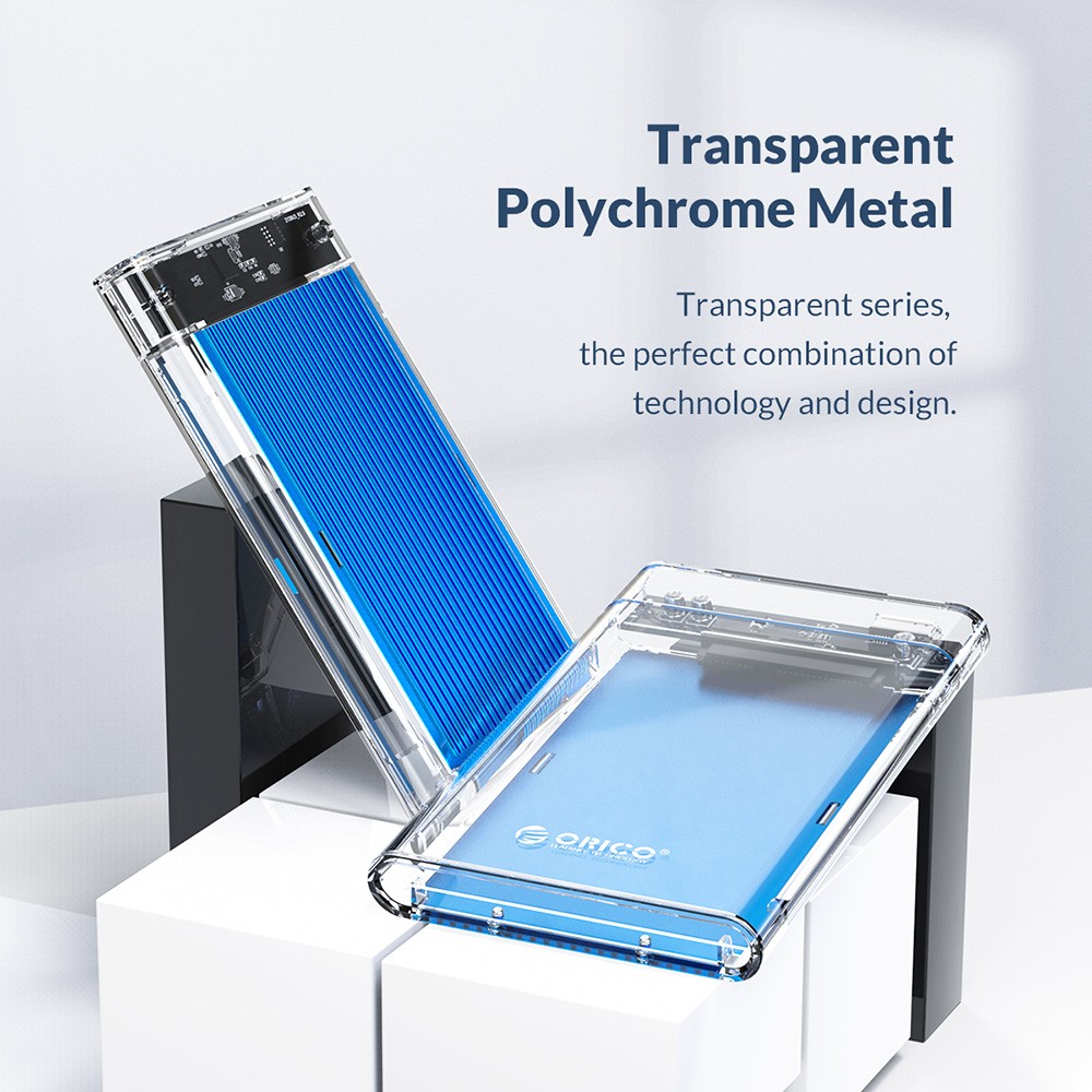 ORICO 2179-U3 2.5-Inch Hard Drive Enclosure - Silver