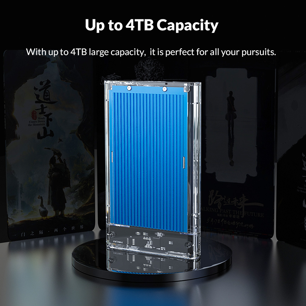 ORICO 2179-U3 2.5-Inch Hard Drive Enclosure - Silver