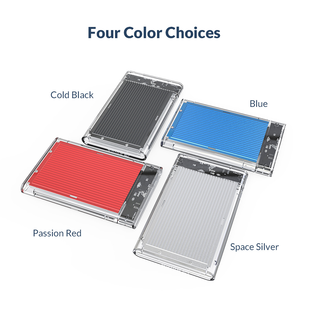 ORICO 2179-U3 2.5-Inch Hard Drive Enclosure - Silver