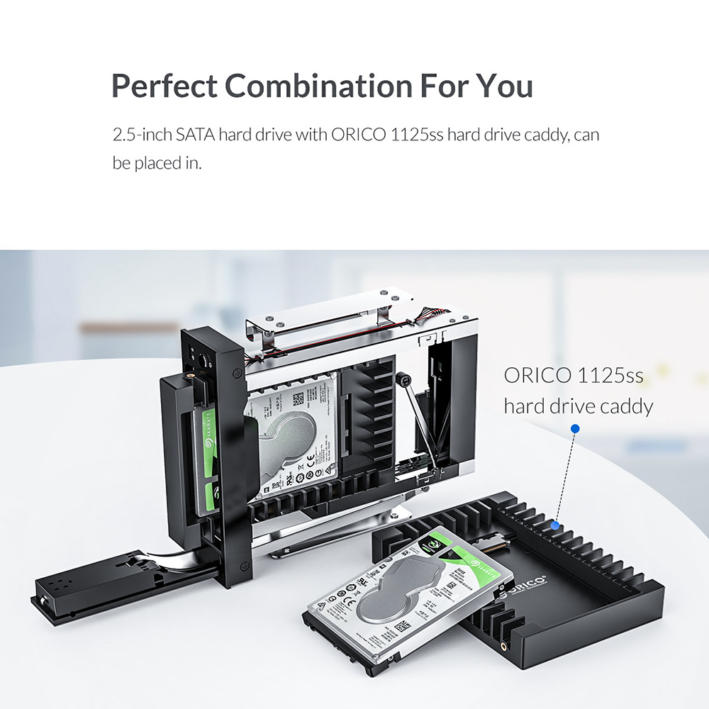 ORICO CD-ROM Space HDD Mobile Rack Internal 3.5 Inch HDD Convertor Enclosure