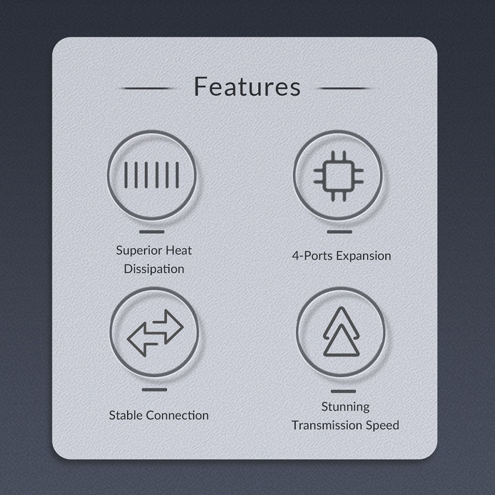 ORICO USB HUB 4 Port USB 3.0 Splitter with Micro USB Power Port Multiple High Speed OTG Adapter Add TF Card