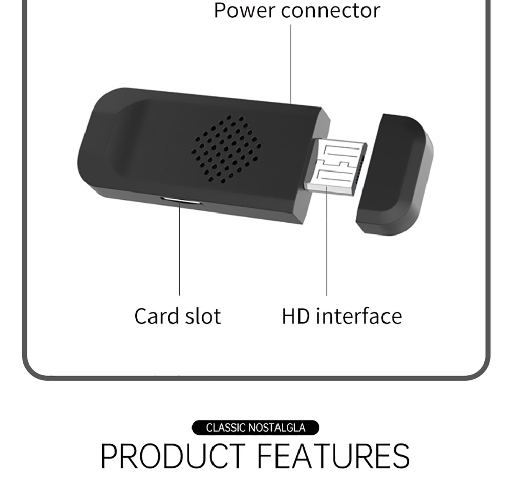 Powkiddy SG800 HD Video Game Console 688 Games In One SFC Retro 2.4G with Two Wireless Handles - Black