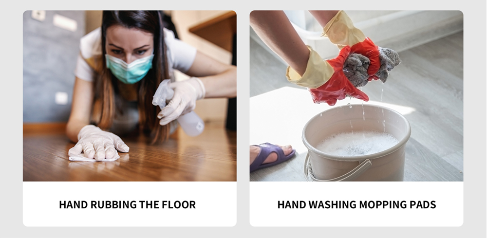 Redkey W12 Cordless Wet Dry Vacuum Cleaner For Home All In One Smart Wireless Mop Floor Washer Handheld Household Self-C