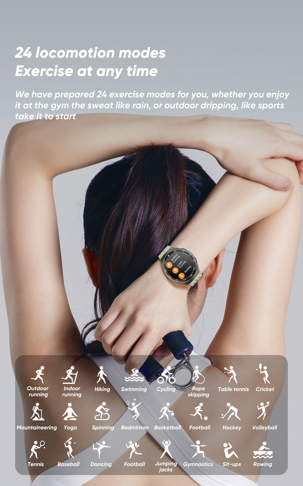 SENBONO MAX1 Smartwatch Multi Watch Face Fitness Tracker Support SpO2/HR/BP Monitor for iOS Android - Black