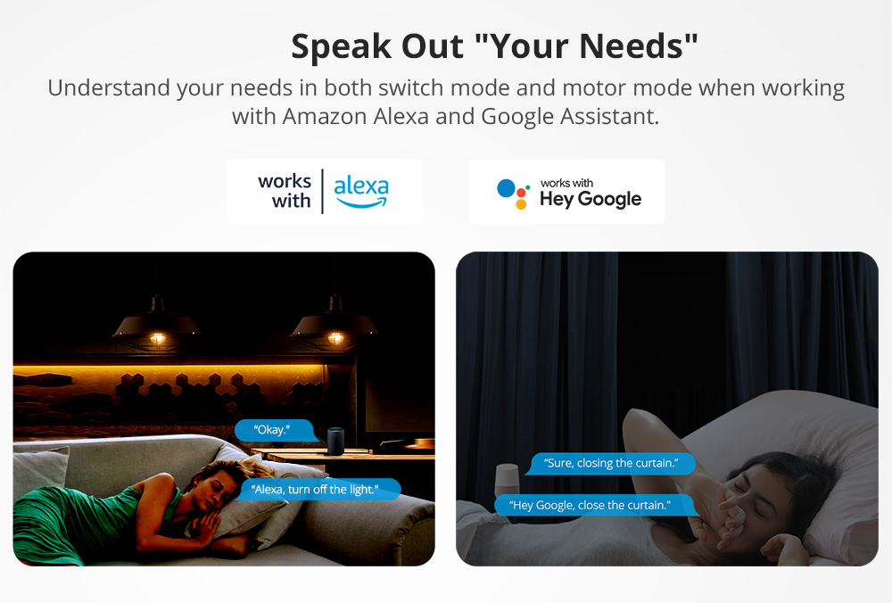 SONOFF DUAL R3 Dual Relay Wi-Fi Smart Curtain Switch with Power Metering Voice/APP Remote Control Double 2-Way DIY Switc