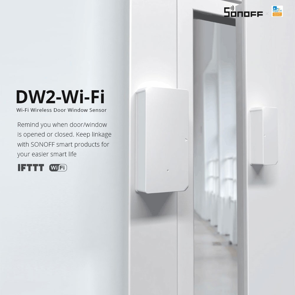 SONOFF DW2 Sensor Wifi Wireless Door Window Alarm