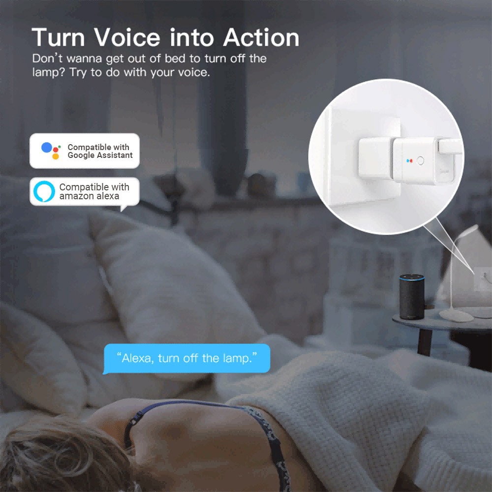 SONOFF Micro USB Smart Adapter 5V Wireless App Remote Control Voice Assistant Timing Schedule Pocket-Sized Wi-Fi