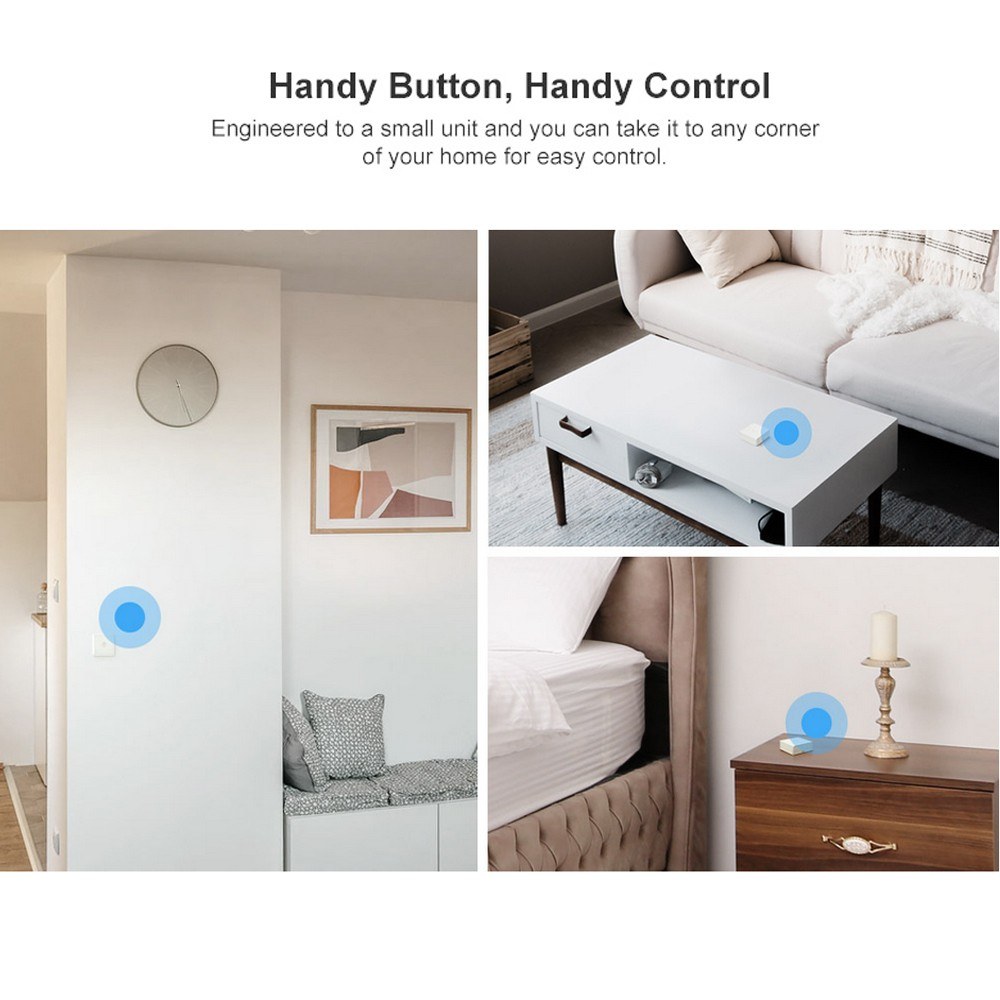 SONOFF SNZB-01 Zigbee Wireless Switch Mini Size Link ZigBee Bridge with WiFi Devices Make Them Smarter via eWeLink APP Without Battery