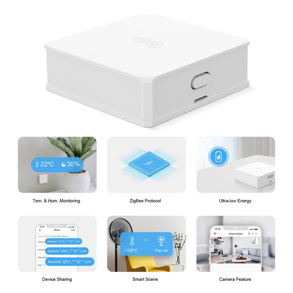 Sonoff Snzb Zigbee Temperature And Humidity Sensor