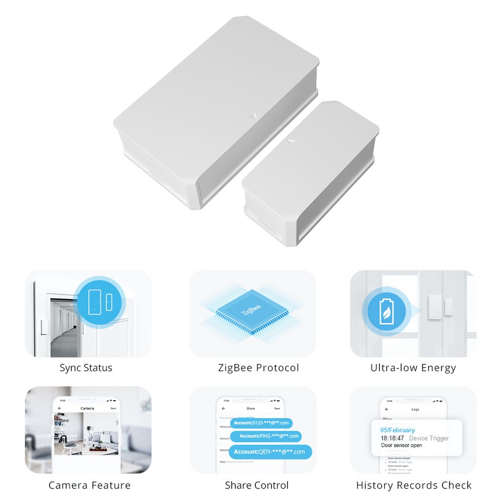 SONOFF SNZB-04 ZigBee Wireless Door Window Alarm Sensor with Battery