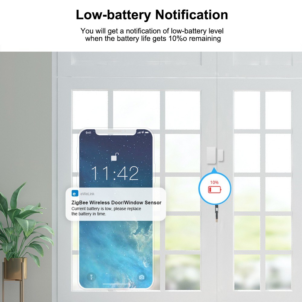 SONOFF SNZB-04 ZigBee Wireless Door Window Alarm Sensor Without Battery 18 SONOFF SNZB-04 ZigBee Wireless Door Window Alarm Sensor without Battery