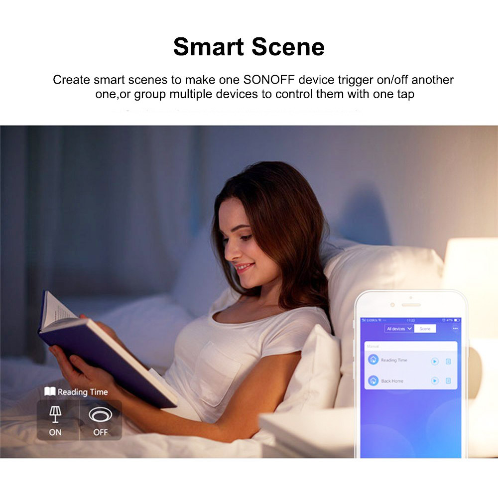 SONOFF T0EU3C-TX 3 Gang Smart WiFi Wall Light Switch 433Mhz RF Remote Control APP/Touch Control Timer