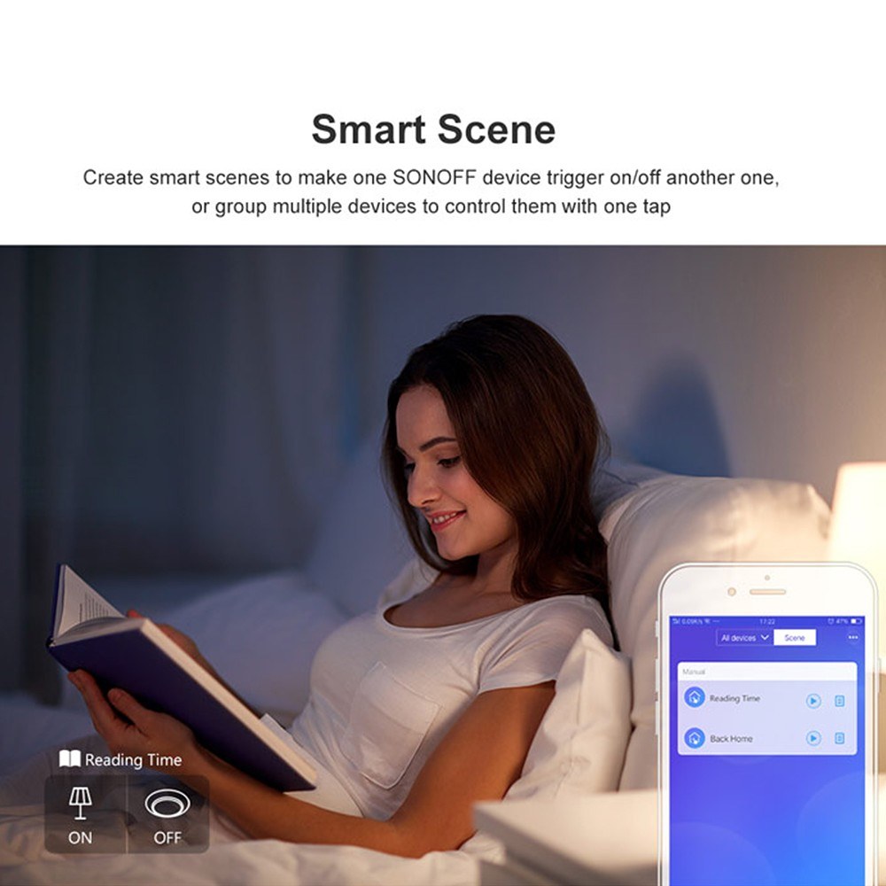 SONOFF T1EU2C TX 2 Gang Smart WiFi Wall Light Switch