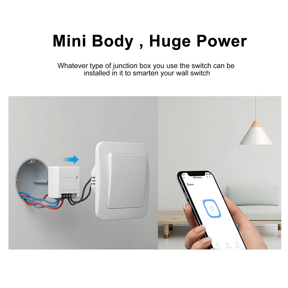 SONOFF ZBMINI Zigbee Two Way Smart Switch Compatible with Google Home/Nest IFTTT & Alexa