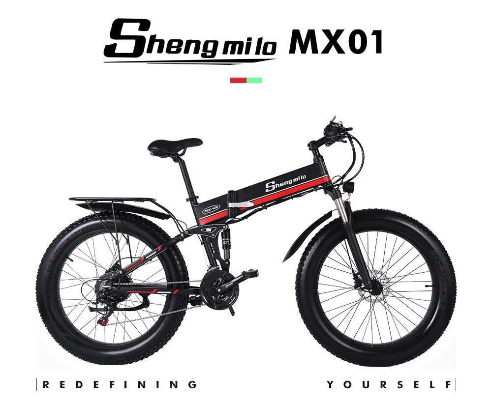 Shengmilo MX01 26 Inches Fat Tire Electric Bike 12 Magnetic Booster Bicycle 1000W 7-Speed Shimano for Snow Mountain 29 Shengmilo MX01 26 Inches Fat Tire Electric Bike 12 Magnetic Booster Bicycle 1000W 7-Speed Shimano for Snow Mountain