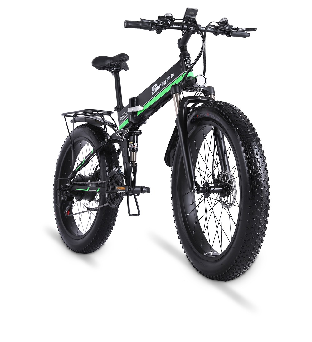 Shengmilo MX01 26 Inches Fat Tire Electric Bike 12 Magnetic Booster Bicycle 1000W 7-Speed Shimano for Snow Mountain 38 Shengmilo MX01 26 Inches Fat Tire Electric Bike 12 Magnetic Booster Bicycle 1000W 7-Speed Shimano for Snow Mountain