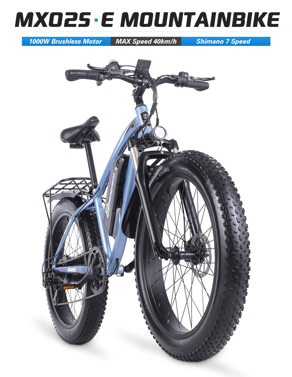 Shengmilo mx02s 48v 1000w electric bike new arrivals