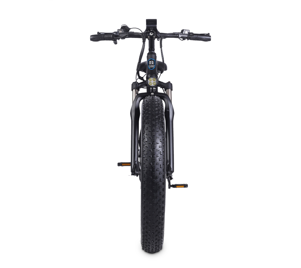 Shengmilo MX03 1000W 48V 17Ah 26 Inch E-bike 40km/h Max Speed 40-50km Mileage Range 180kg Max Load Electric Bike - Black