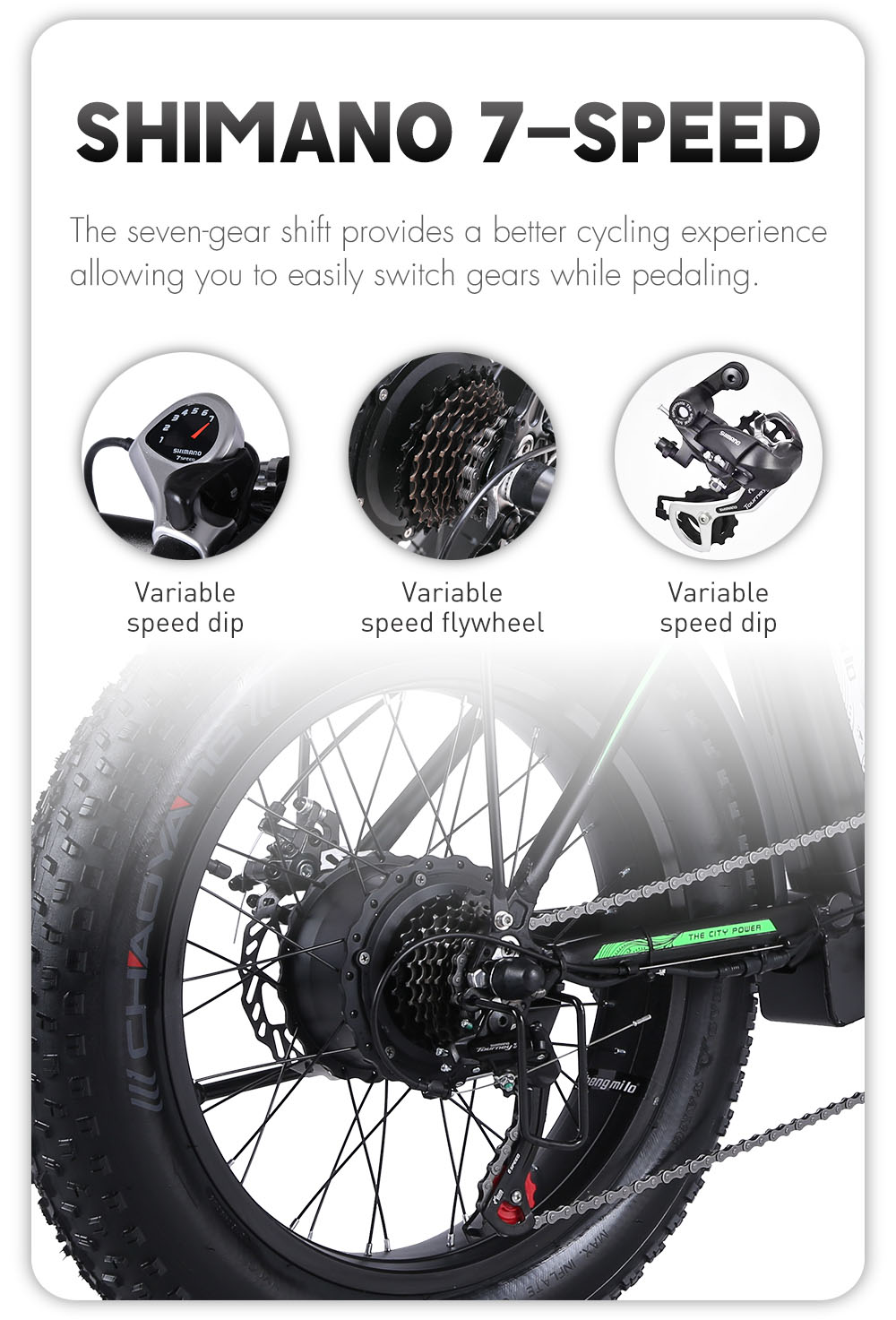 Shengmilo MX20 500W 48V 15Ah 20'' E-bike 40km/h Max Speed 40-50km Mileage Range 150kg Max Load Electric Bike - Black