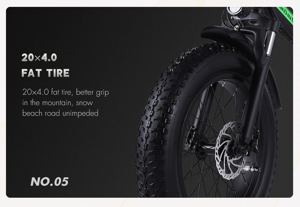 Shengmilo MX20 500W 48V 15Ah 20'' E-bike 40km/h Max Speed 40-50km Mileage Range 150kg Max Load Electric Bike - Black