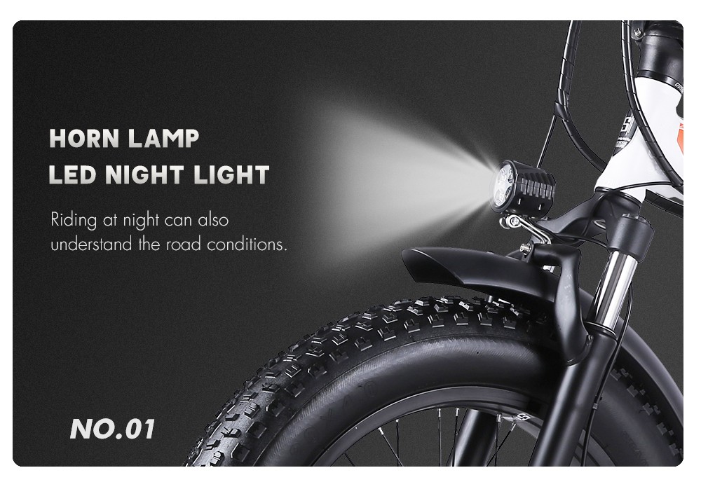 Shengmilo MX20 500W 48V 15Ah 20'' E-bike 40km/h Max Speed 40-50km Mileage Range 150kg Max Load Electric Bike - Black