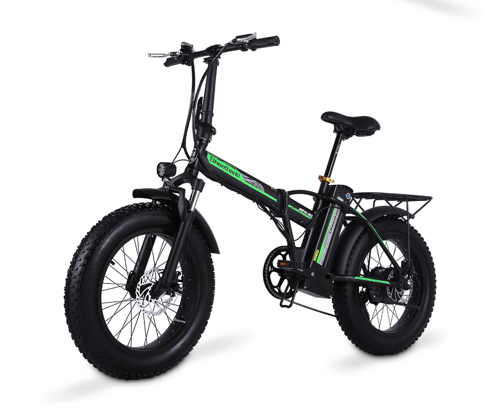 Shengmilo MX20 500W 48V 15Ah 20'' E-bike 40km/h Max Speed 40-50km Mileage Range 150kg Max Load Electric Bike - Black