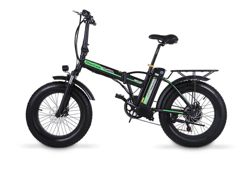 Shengmilo MX20 500W 48V 15Ah 20'' E-bike 40km/h Max Speed 40-50km Mileage Range 150kg Max Load Electric Bike - Black