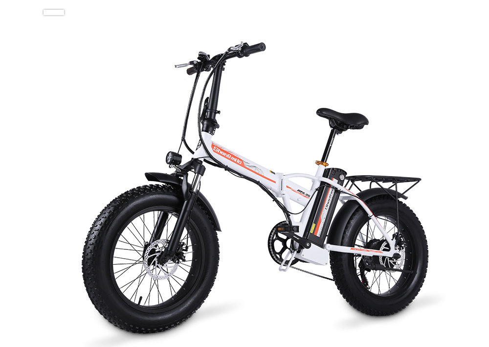 Shengmilo MX20 500W 48V 15Ah 20'' E-bike 40km/h Max Speed 40-50km Mileage Range 150kg Max Load Electric Bike - Black