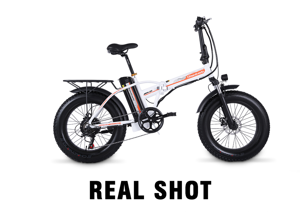 Shengmilo MX20 500W 48V 15Ah 20'' E-bike 40km/h Max Speed 40-50km Mileage Range 150kg Max Load Electric Bike - Black