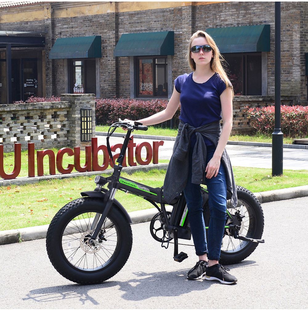 Shengmilo MX20 500W 48V 15Ah 20'' E-bike 40km/h Max Speed 40-50km Mileage Range 150kg Max Load Electric Bike - Black