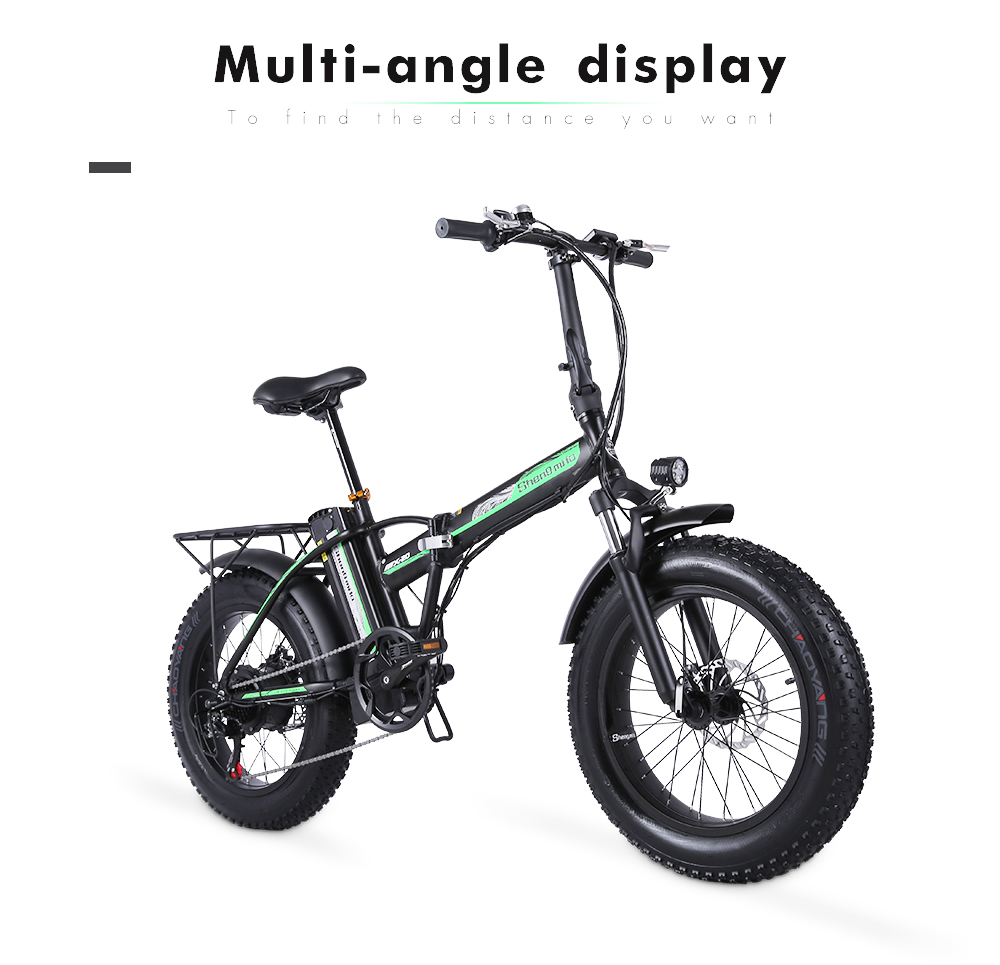 Shengmilo MX20 500W 48V 15Ah 20'' E-bike 40km/h Max Speed 40-50km Mileage Range 150kg Max Load Electric Bike - White