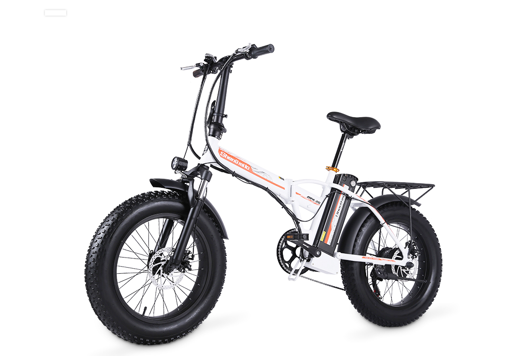 Shengmilo MX20 500W 48V 15Ah 20'' E-bike 40km/h Max Speed 40-50km Mileage Range 150kg Max Load Electric Bike - White