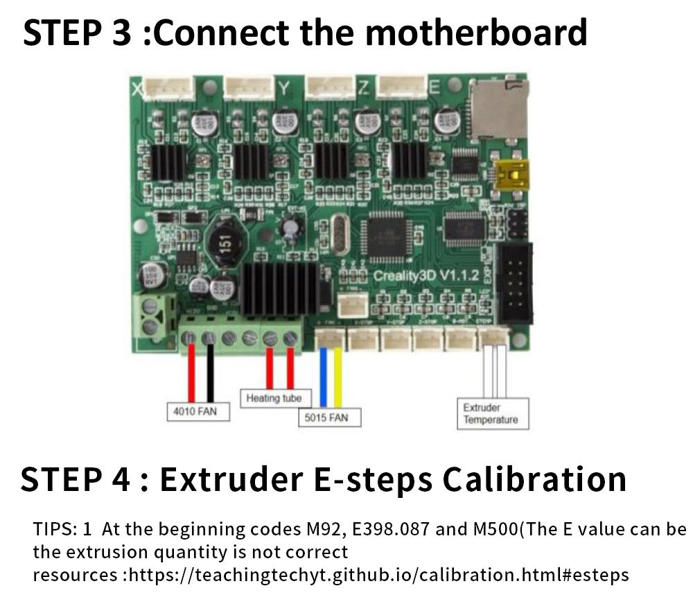 Creativity 12V 3D Printer Extruder Direct Drive Hotend Kit 1.75mm Direct Drive Fan Extruder For CR-10/CR-10S 14 Creativity 12V 3D Printer Extruder Direct Drive Hotend Kit 1.75mm Direct Drive Fan Extruder for CR-10/CR-10S
