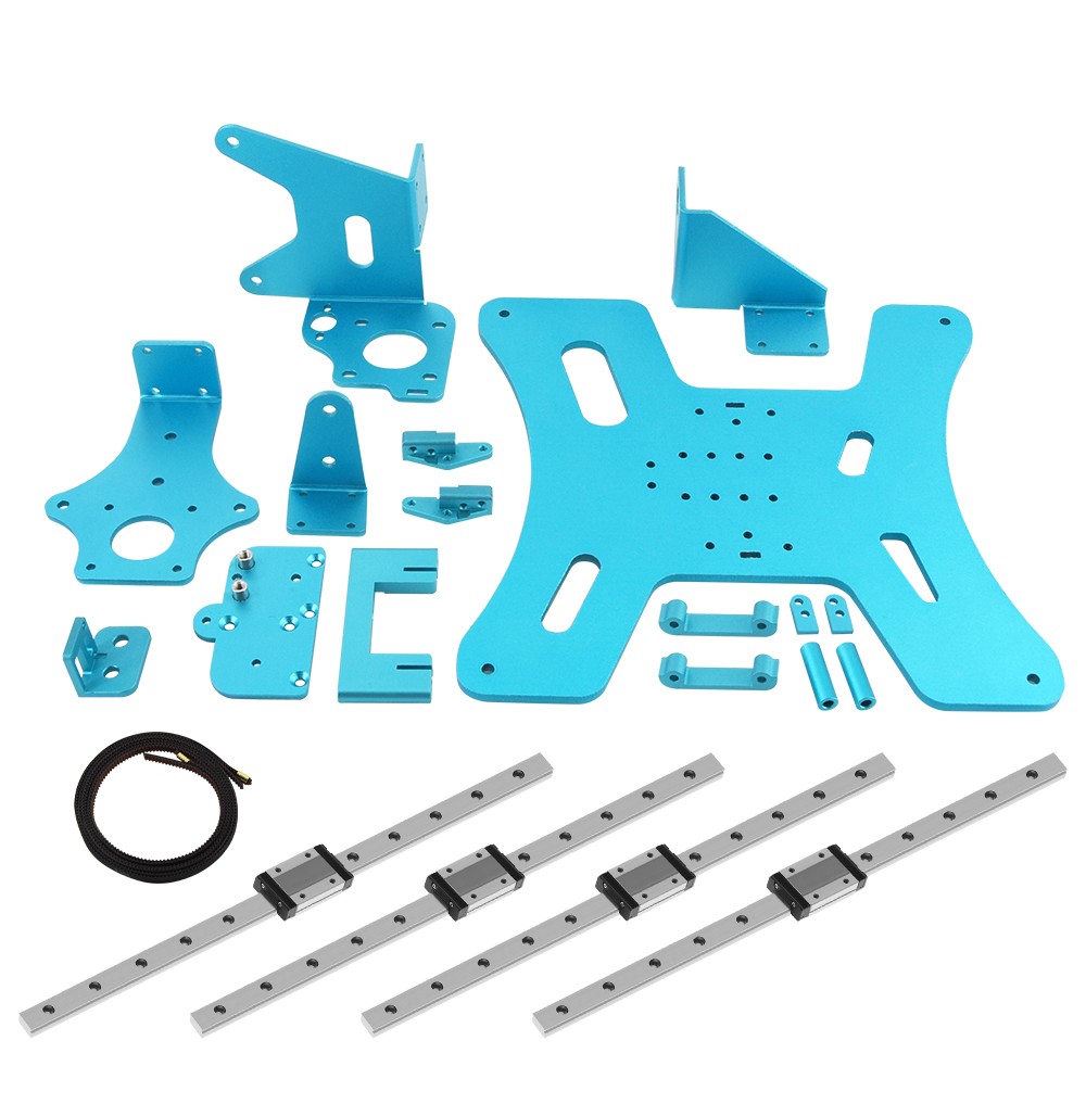 TWO TREES 3D Printer Parts Metal DIY Set BLV Upgrade Kit High Accuracy Belts Screws Aluminum Plate Linear Guide Slider 12 TWO TREES 3D Printer Parts Metal DIY Set BLV Upgrade Kit High Accuracy Belts Screws Aluminum Plate Linear Guide Slider