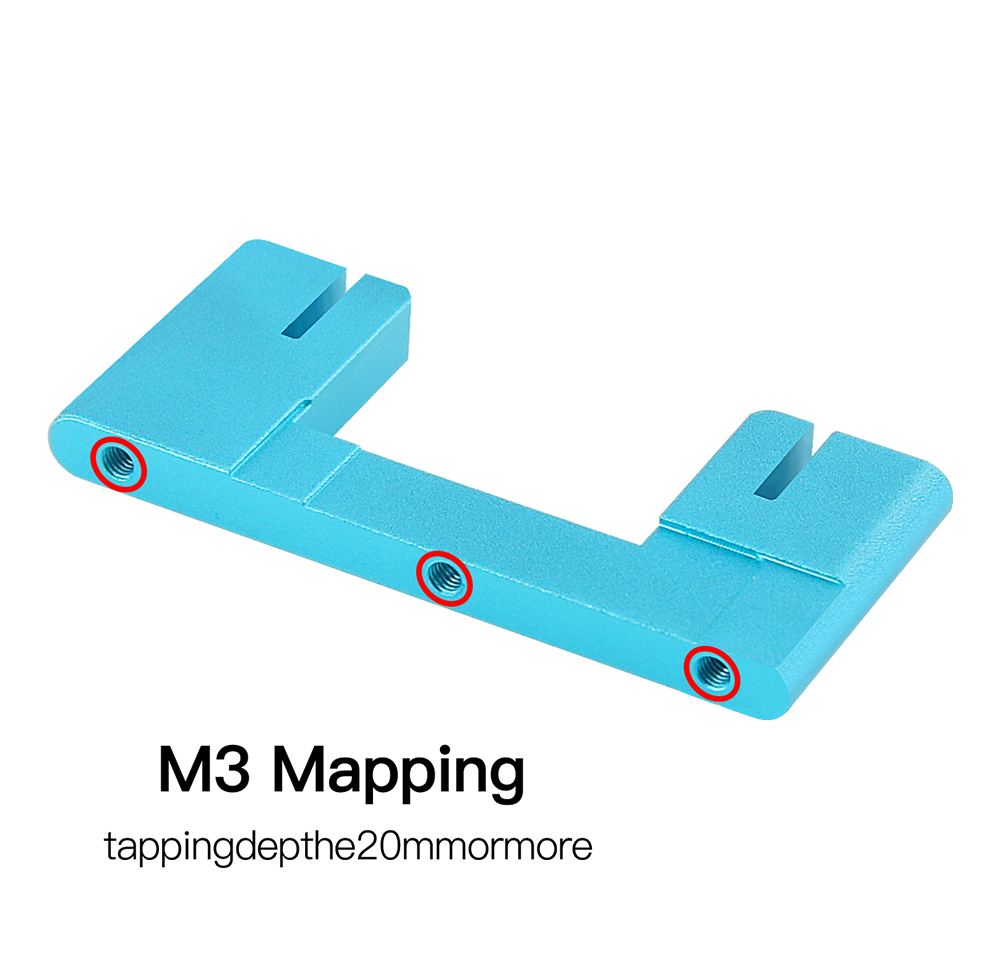 TWO TREES 3D Printer Parts Metal DIY Set BLV Upgrade Kit High Accuracy Belts Screws Aluminum Plate Linear Guide Slider 19 TWO TREES 3D Printer Parts Metal DIY Set BLV Upgrade Kit High Accuracy Belts Screws Aluminum Plate Linear Guide Slider