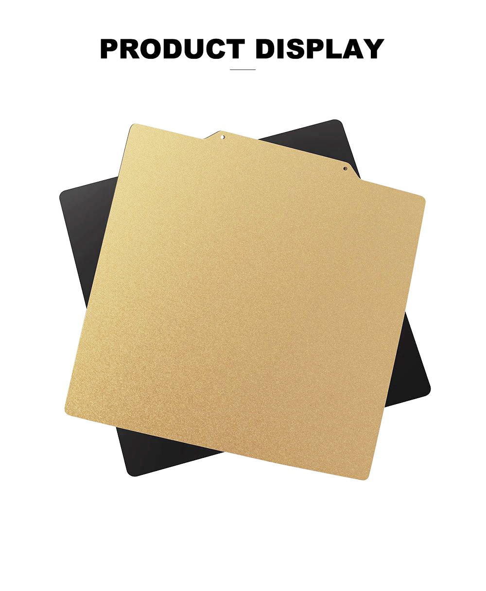 TWO TREES Double Sided PEI Spring Steel Sheet (Textured) With Magnetic Base 220mm For 3D Printer Parts Hot Heat Bed