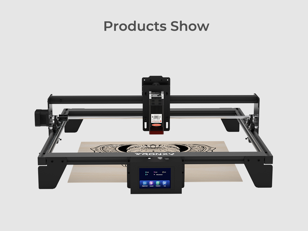 Tronxy Marker40 5.5 W DIY-Lasergravierer CNC-Lasergravur-Schneidemaschine mit Gravurbereich 420 x 400 mm