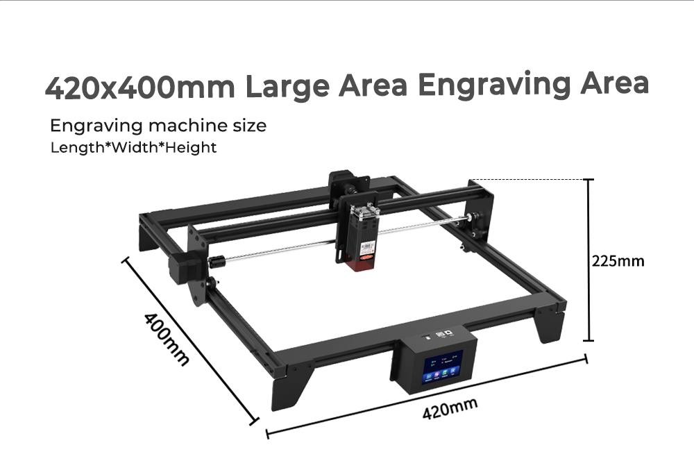 Tronxy Marker40 5.5W DIY Laser Engraver CNC Laser Engraving Cutting Machine with Engraving Area 420x400mm