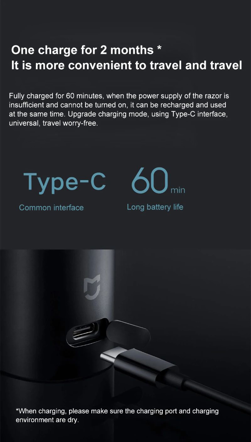 Xiaomi Mijia S500C Electric Shaver