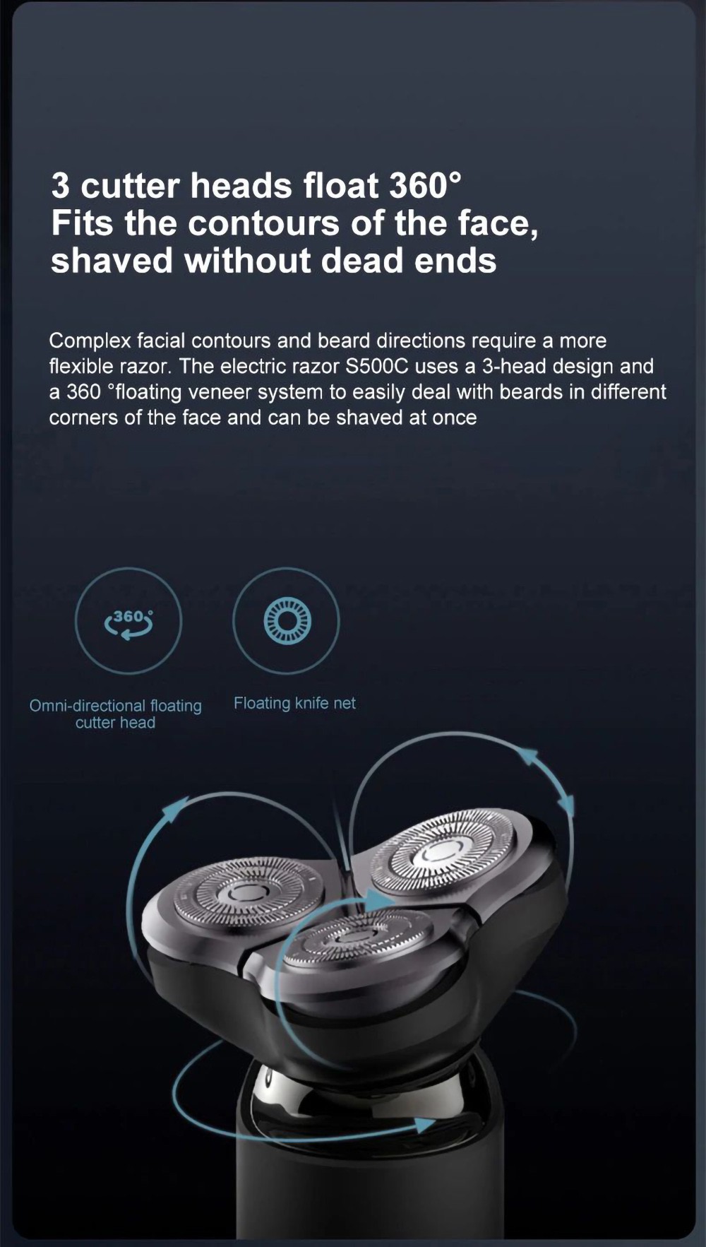 Xiaomi Mijia S500C Electric Shaver