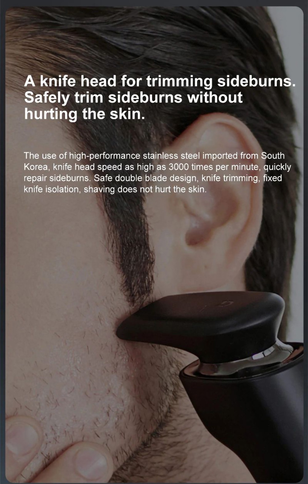 Xiaomi Mijia S500C Electric Shaver 360 Degree Floating Head LED Display Razor Dry And Wet Dual-use Waterproof Electric Shaver