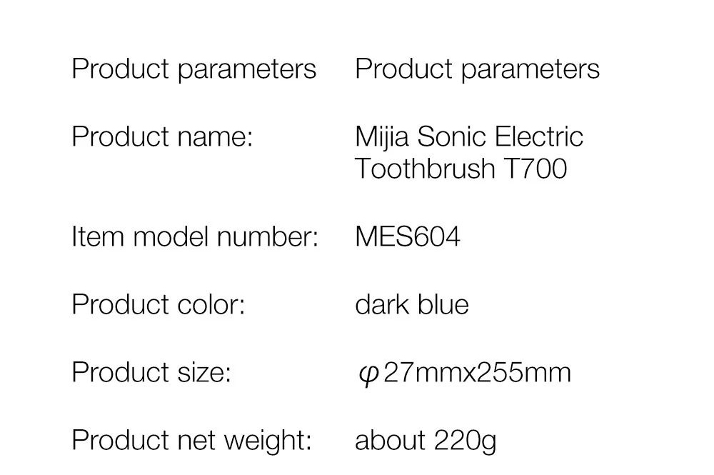 Xiaomi Mijia T700 Sonic Electric Toothbrush LED Smart Screen IPX7 Waterproof Smart APP Interconnection Toothbrush