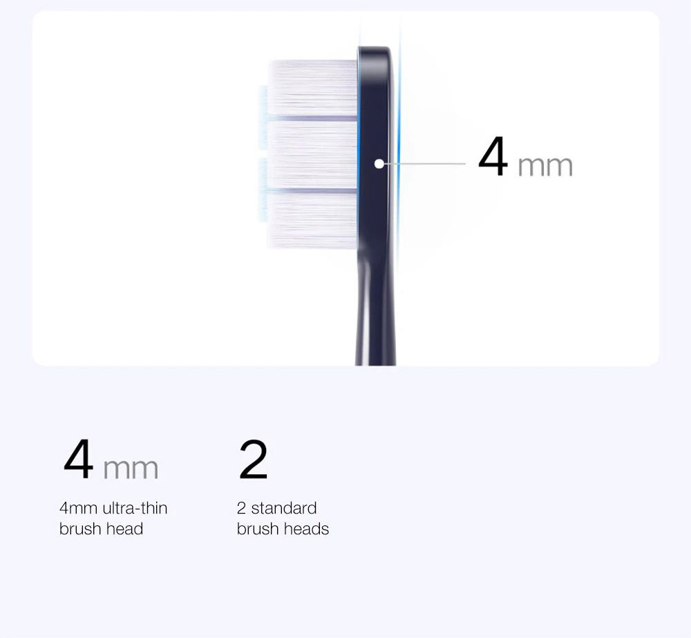 Xiaomi Mijia T700 Sonic Electric Toothbrush LED Smart Screen IPX7 Waterproof Smart APP Interconnection Toothbrush