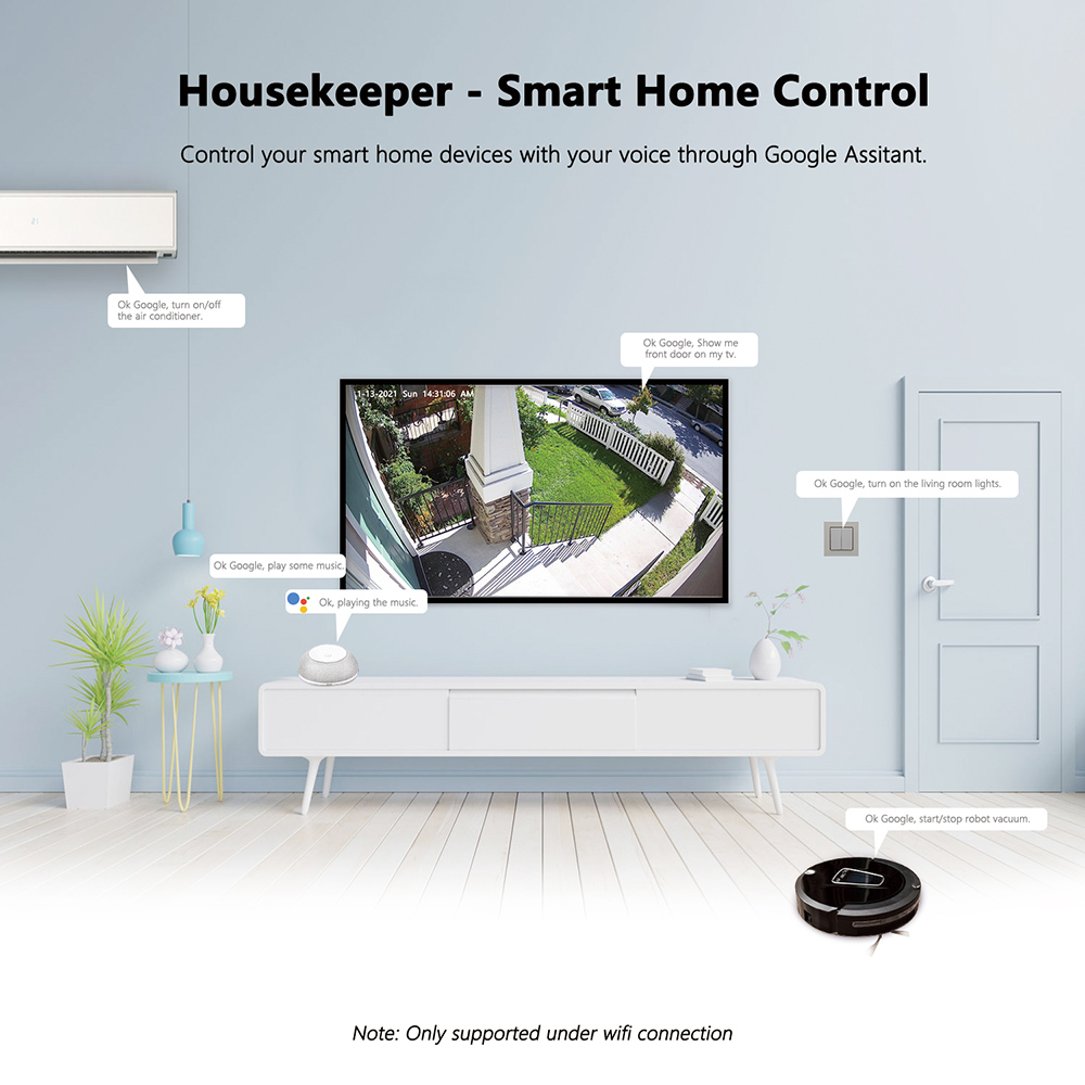 MECOOL KA1 Home Plus Google Assistant Smart Home Controller with Android TV 4K Streaming Amlogic S905X4 4G RAM 32 ROM