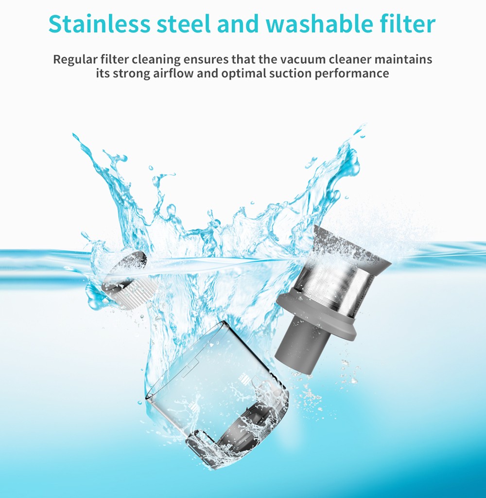 Redkey F10 Cordless Vacuum Cleaner Handheld Wireless Foldable Vacuum Cleaner ortable Cordless 23kPa Carpet Cleaner